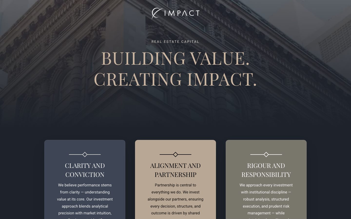 Impact Real Estate Capital, 01